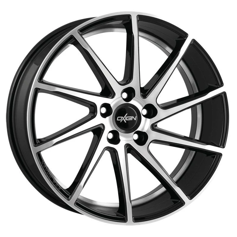 Jantă aliaj R18 negru față șlefuită Oxigin 20 Attraction — 5×112