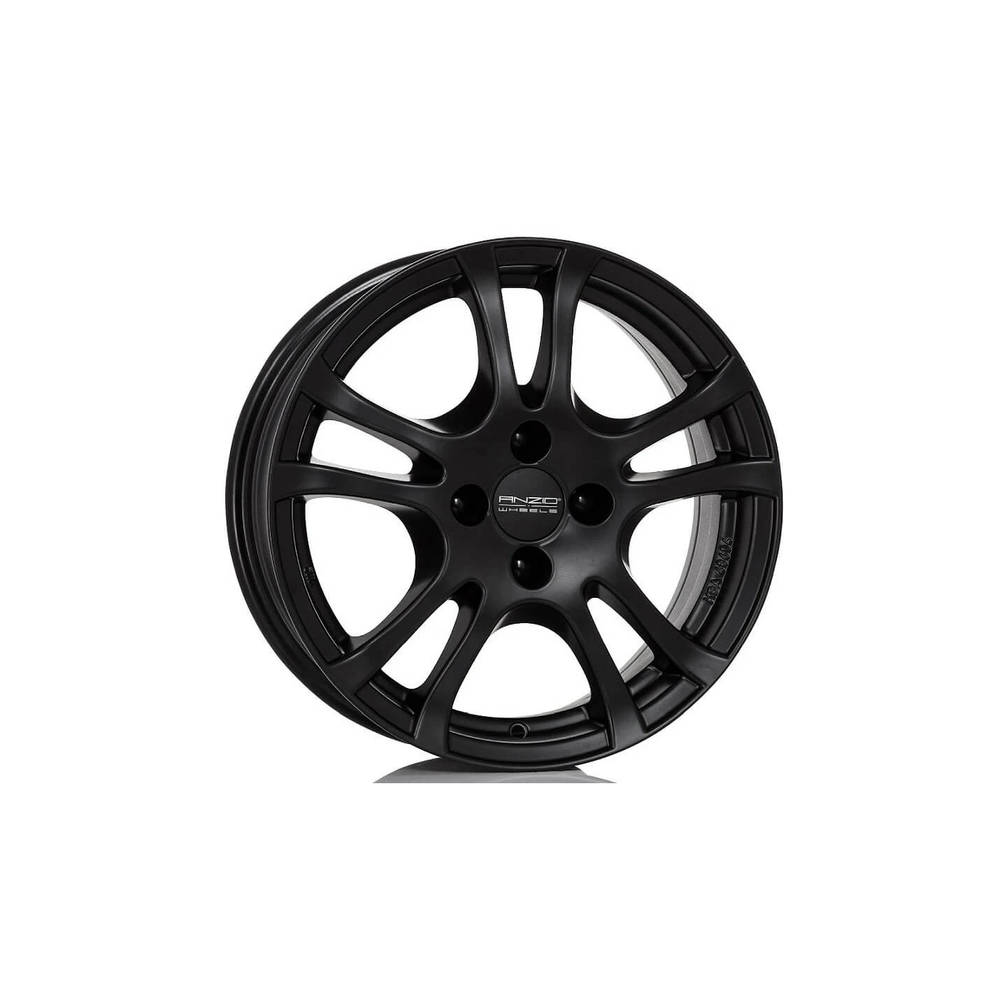 Jantă aliaj R15 negru ANZIO Turn — 4×108, ET45