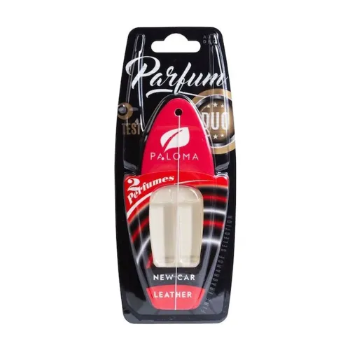 Odorizant auto Paloma Parfum Duo New Car/Leather 2×3ml