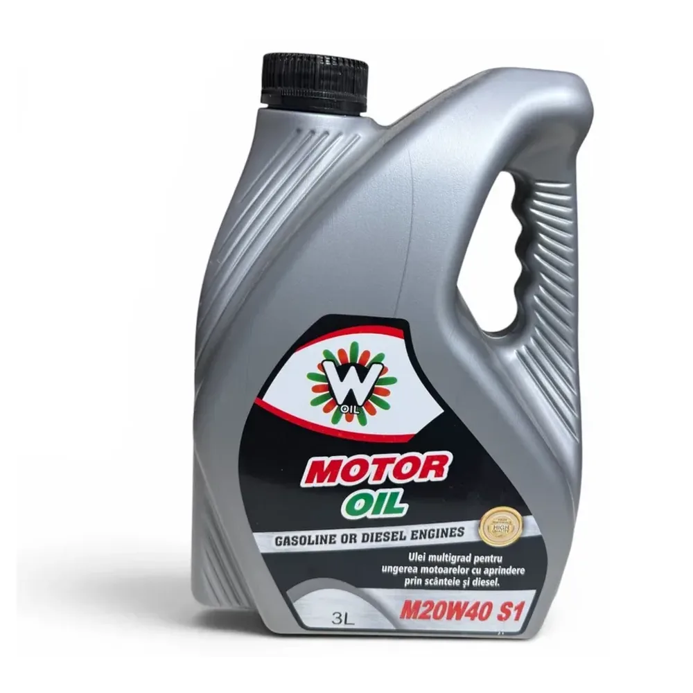 Ulei motor W Oil M20W40 S1, bidon 3 litri