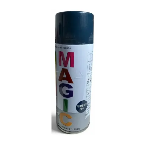 Vopsea Spray MAGIC Albastru Închis 680, 400 ml