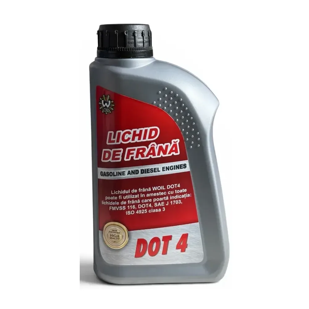 Lichid de Frână W Oil DOT 4, 0.5L