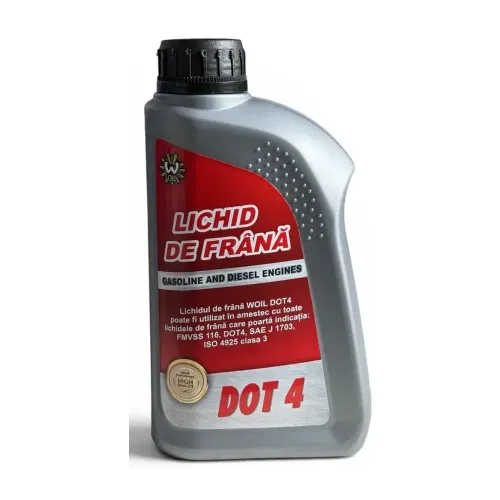 Lichid de Frână W Oil DOT 4, 0.5L