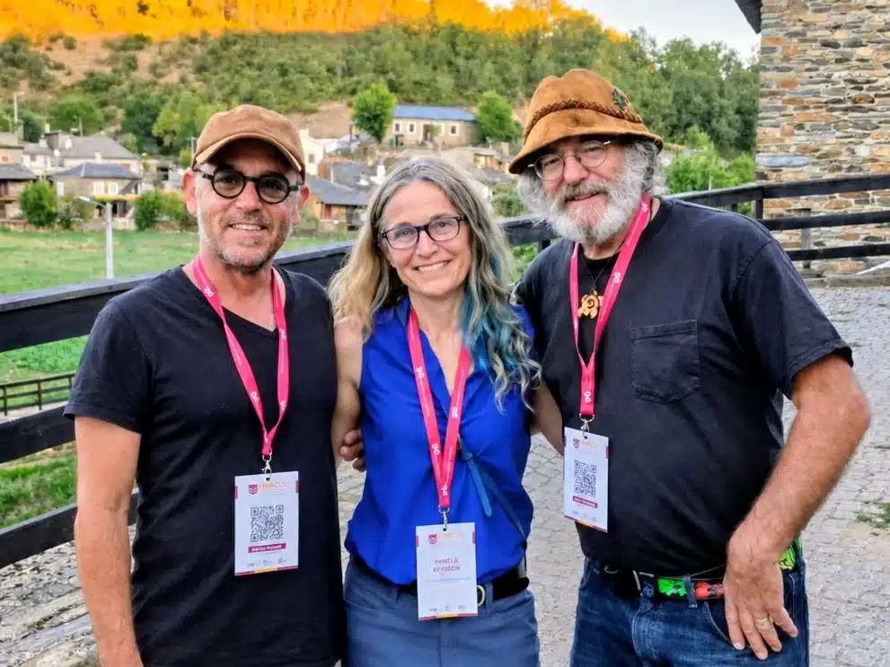 Shlomi Hayun, founder of Triterra, with Dr. Pamela Kryskow and Paul Stamets