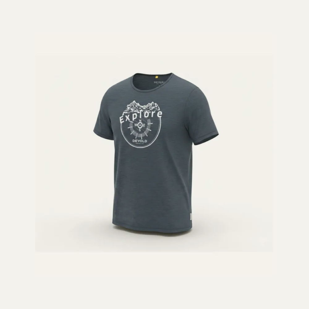 Pánské triko Devold Active Explore Tee Man – Merino v pohybu velikost M