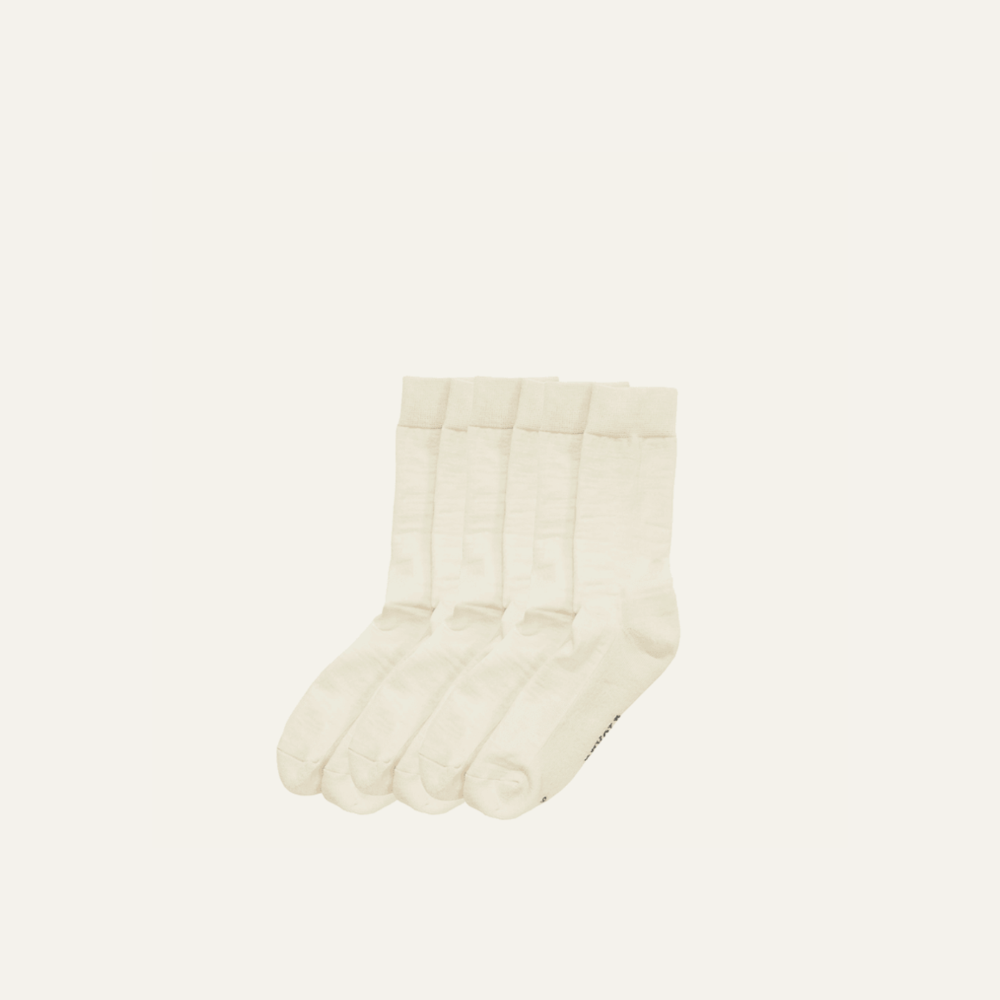 Devold unisex merino ponožky Daily Medium krémové 3 páry velikost 41-46