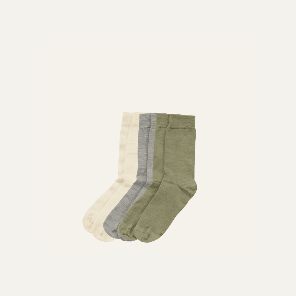 Devold unisex merino ponožky Daily Light zelené 3 páry velikost 41-46