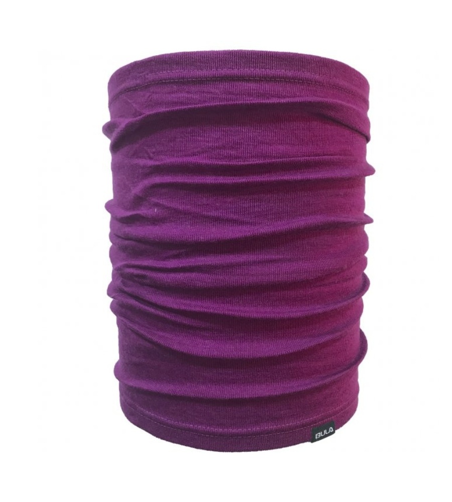 Merino nákrčník BulaSolid Wool Tube Bula unisex Fialová OZ