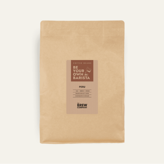 The Brew Company jednodruhová zrnková káva Peru fairtrade 1000 g velikost 1000g
