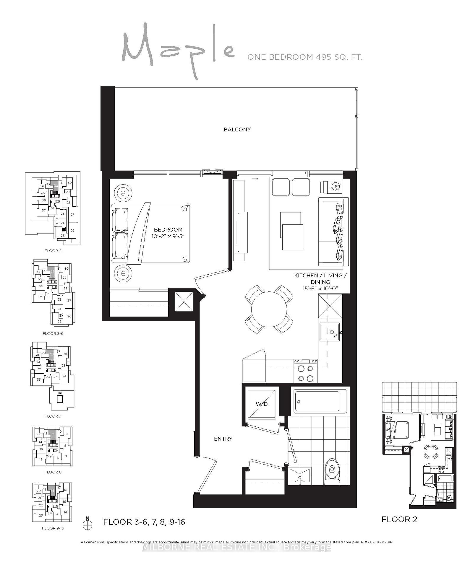 #632 - 20 O'Neill Rd, Toronto, ON M3C0R2 | 1 Bedroom 1 Bathroom Condo Apt | Image 7
