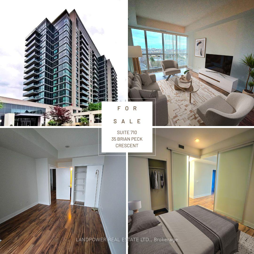 #710 - 35 Brian Peck Cres, Toronto, ON M4G0A5 | 2 Bedroom 2 Bathroom Condo Apt | Image 1
