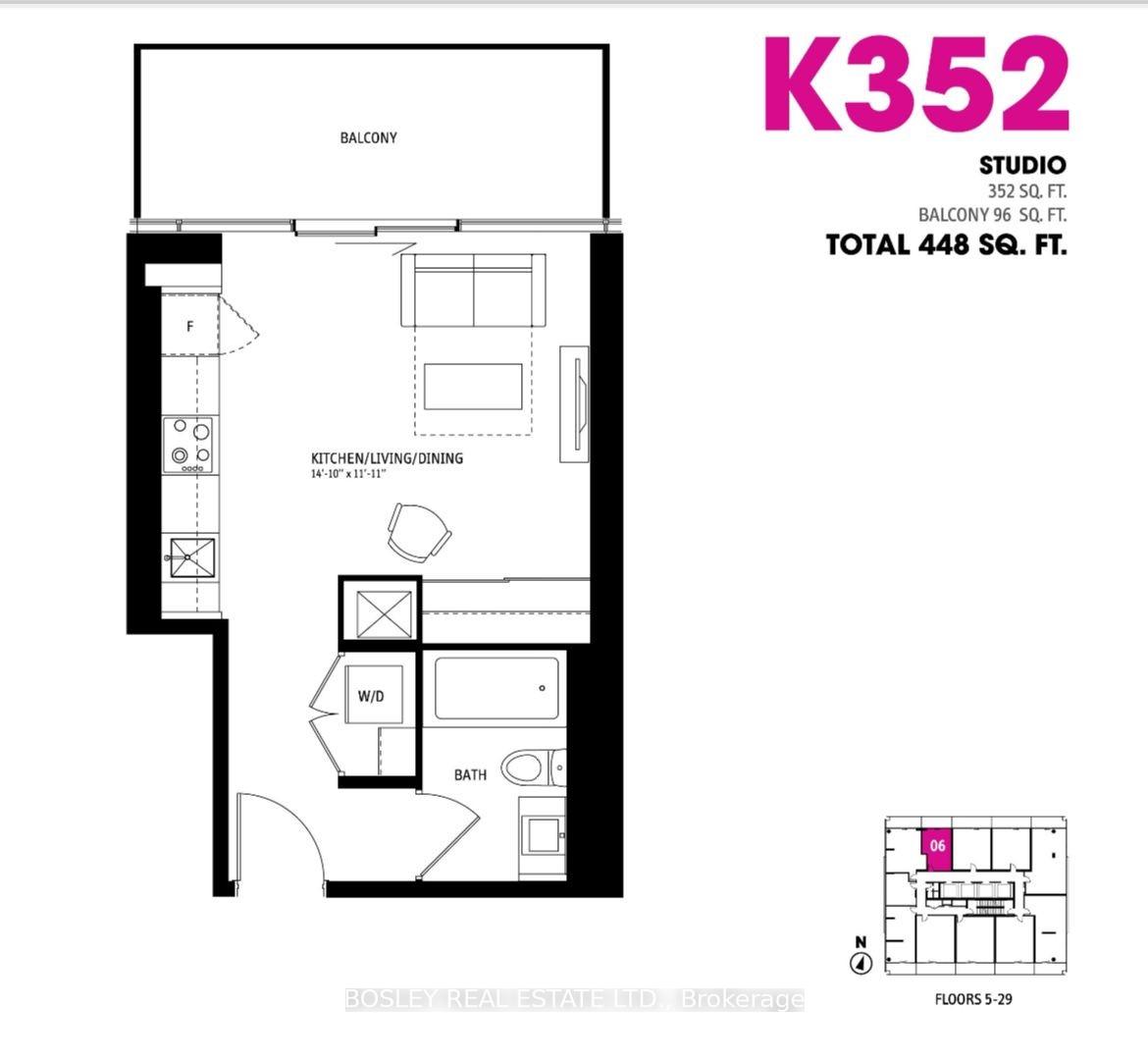 #1206 - 15 Grenville St, Toronto, ON M4Y1A1 | 0 Bedroom 1 Bathroom Condo Apt | Image 39