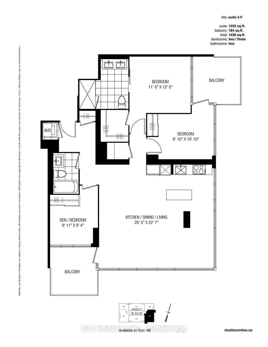 #3603 - 30 Nelson St, Toronto, ON M5V0H5 | 3 Bedroom 2 Bathroom Condo Apt | Image 37
