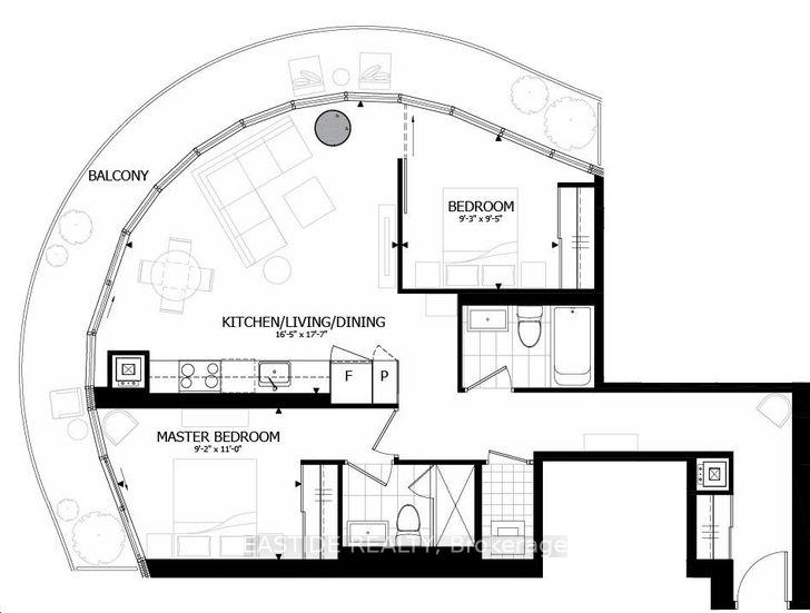 #1402 - 403 Church St, Toronto, ON M4Y2C2 | 2 Bedroom 2 Bathroom Condo Apt | Image 13