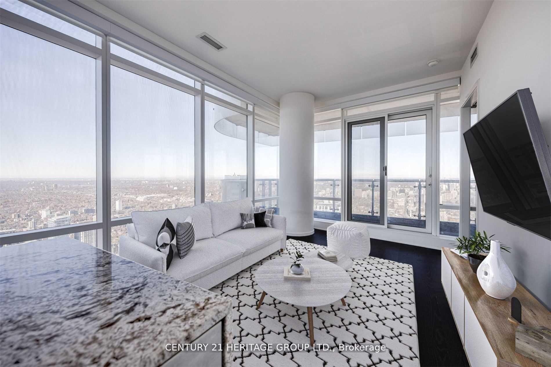 #6409 - 1 Bloor St E, Toronto, ON M4W0A8 | 2 Bedroom 2 Bathroom Condo Apt | Image 1