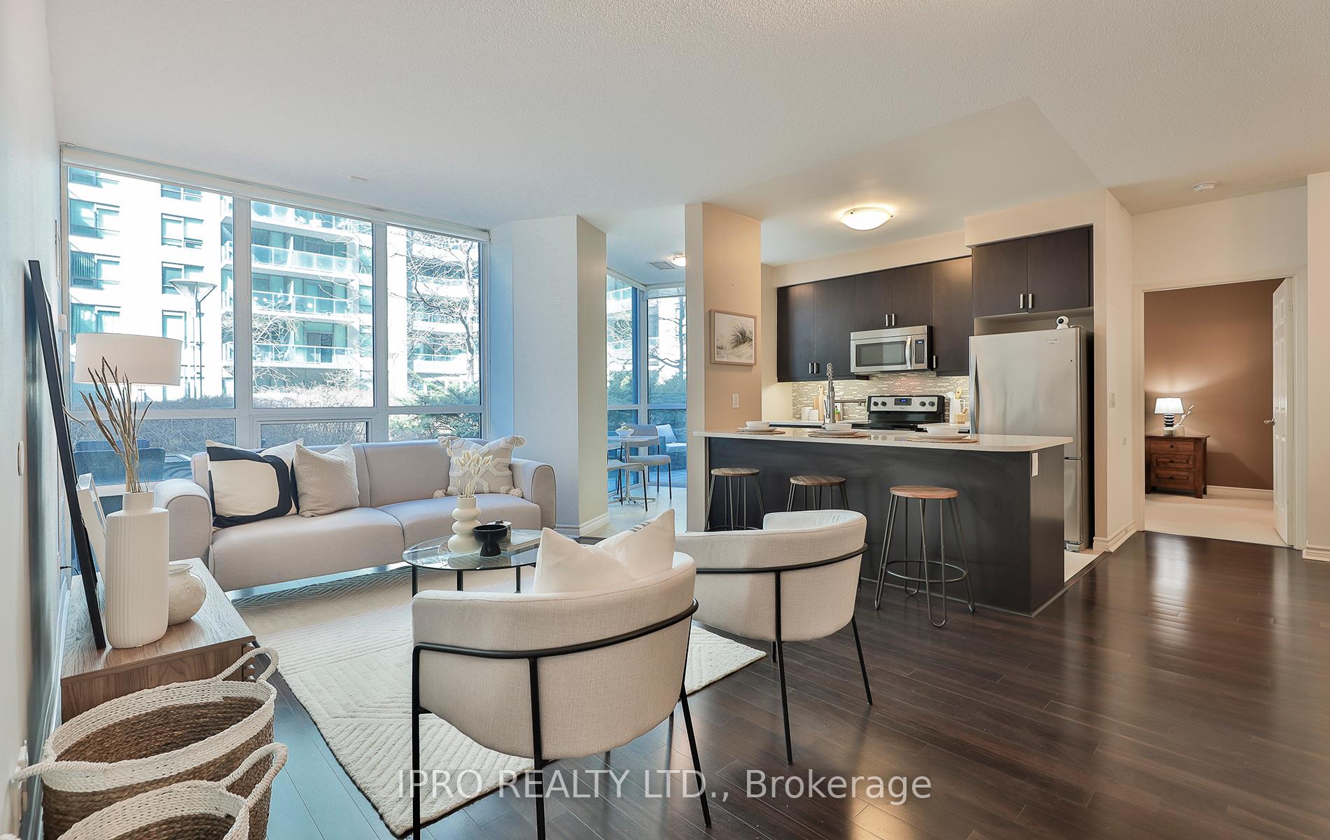 #211 - 19 Grand Trunk Cres, Toronto, ON M5J3A3 | 2 Bedroom 2 Bathroom Condo Apt | Image 1
