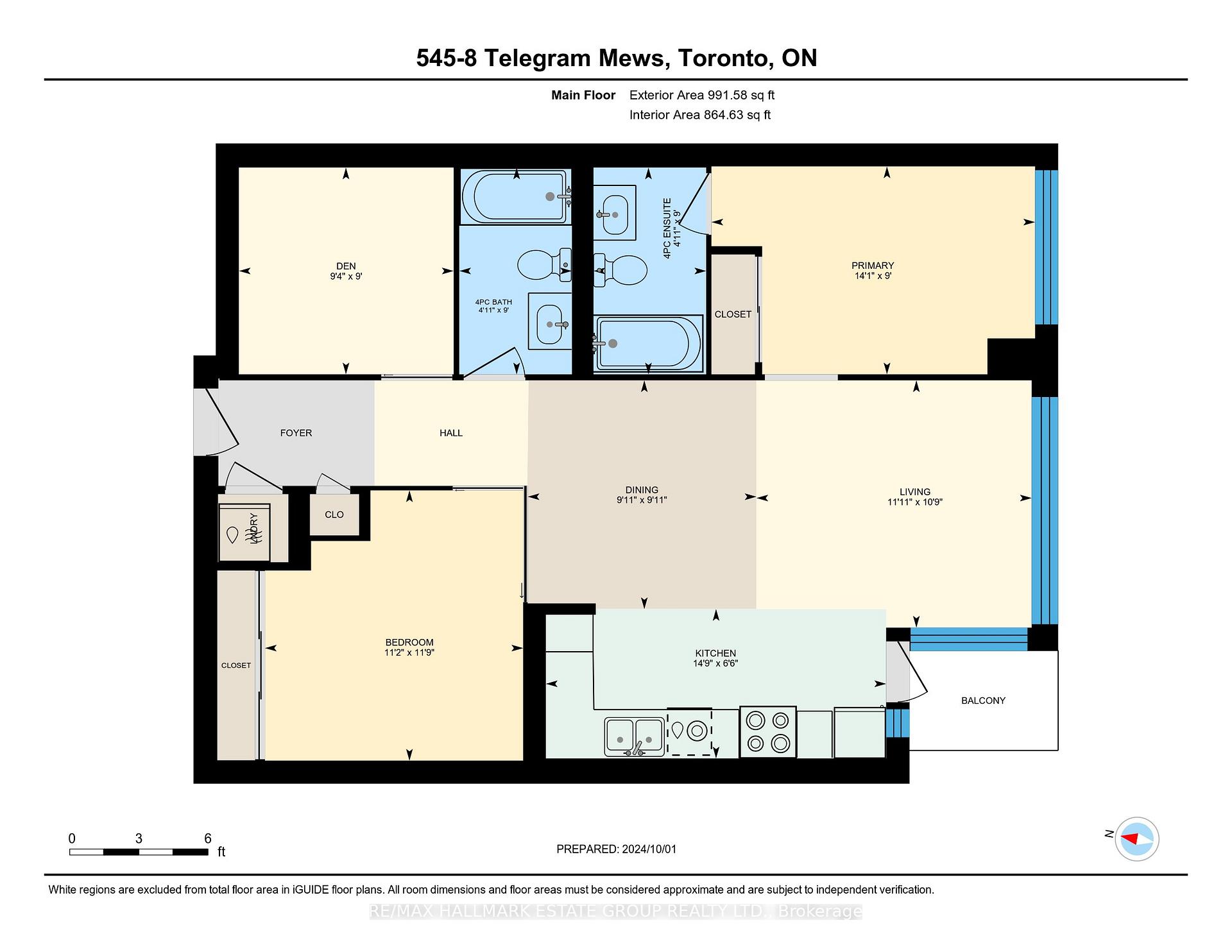 #545 - 8 Telegram Mews, Toronto, ON M5V3Z5 | 3 Bedroom 2 Bathroom Condo Apt | Image 29