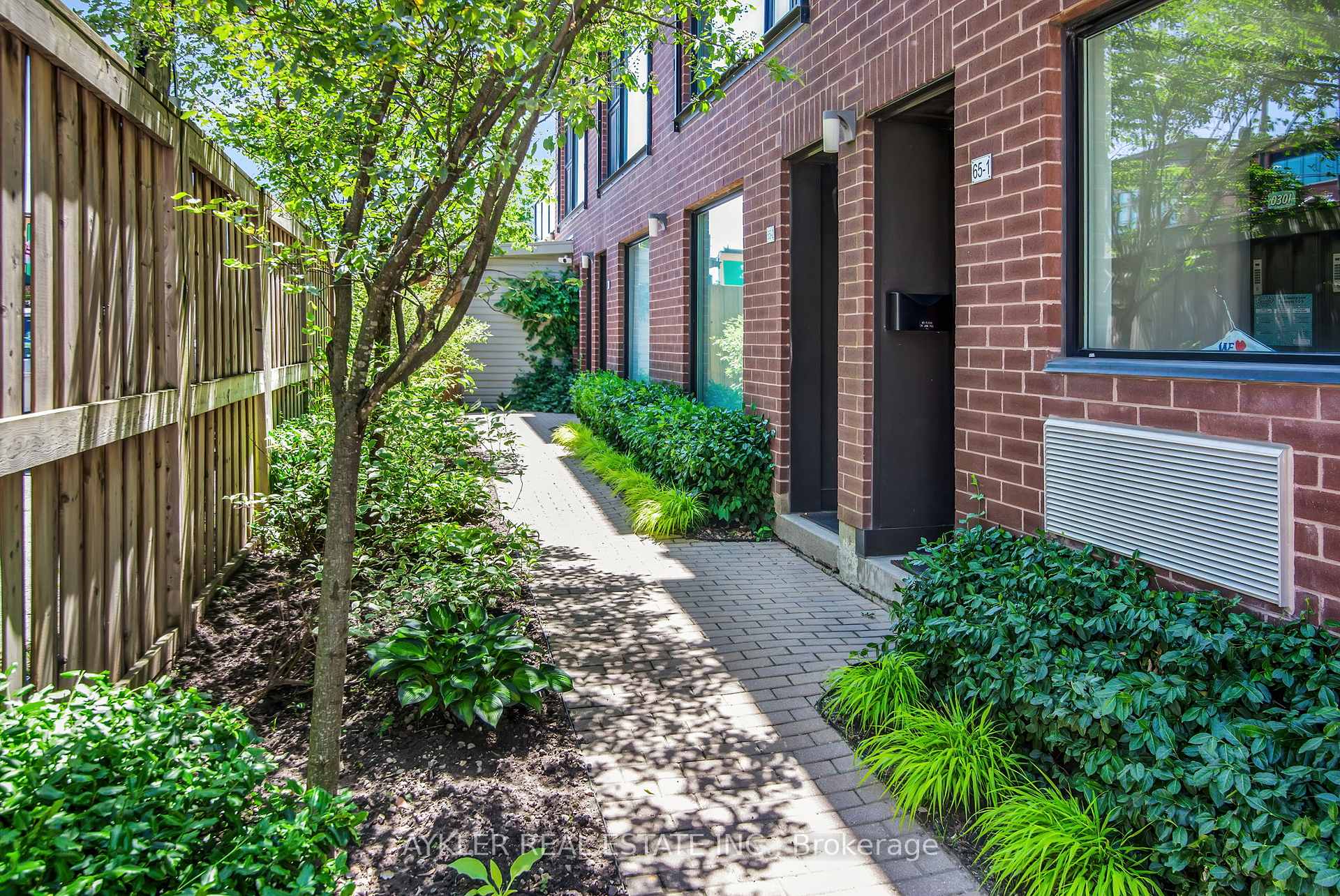 #1 - 65 Colgate Ave, Toronto, ON M4M0B1 | 2 Bedroom 2 Bathroom Condo Townhouse