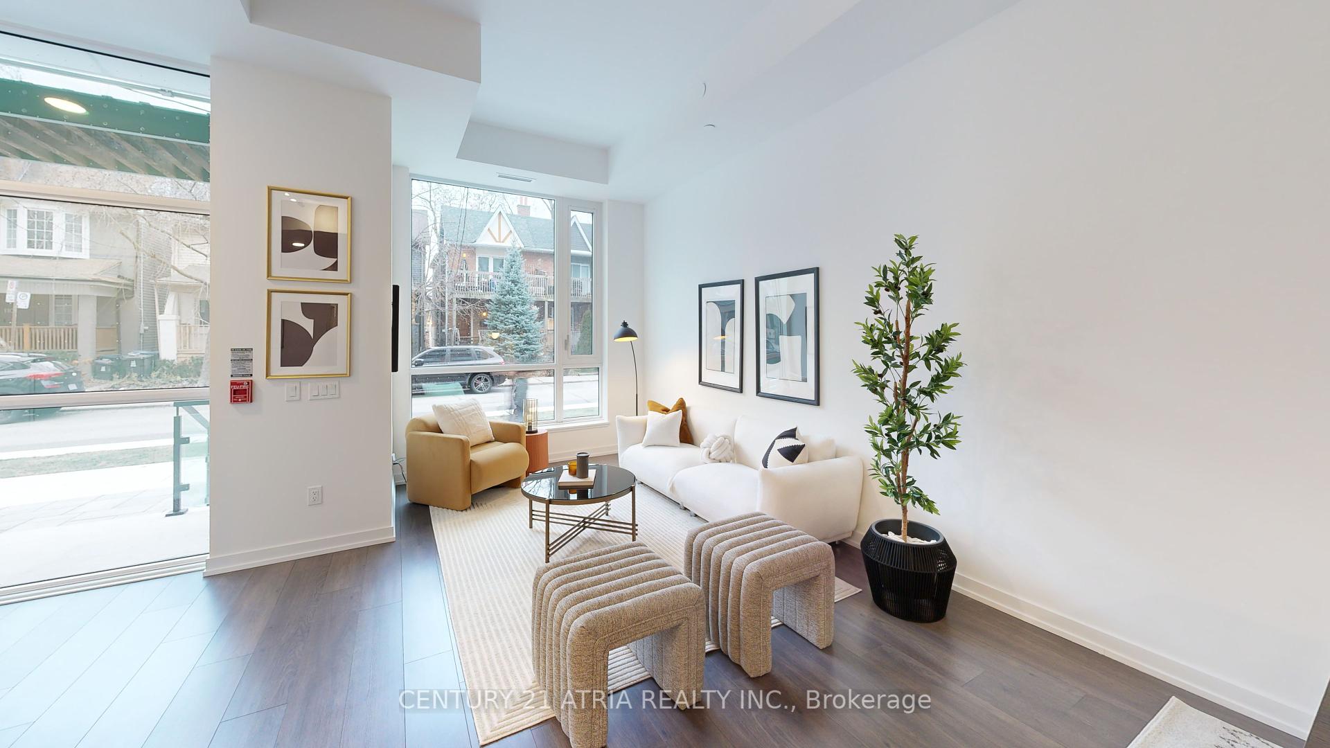 #Th105 - 150 Logan Ave, Toronto, ON M4M0E4 | 2 Bedroom 3 Bathroom Condo Townhouse | Image 1