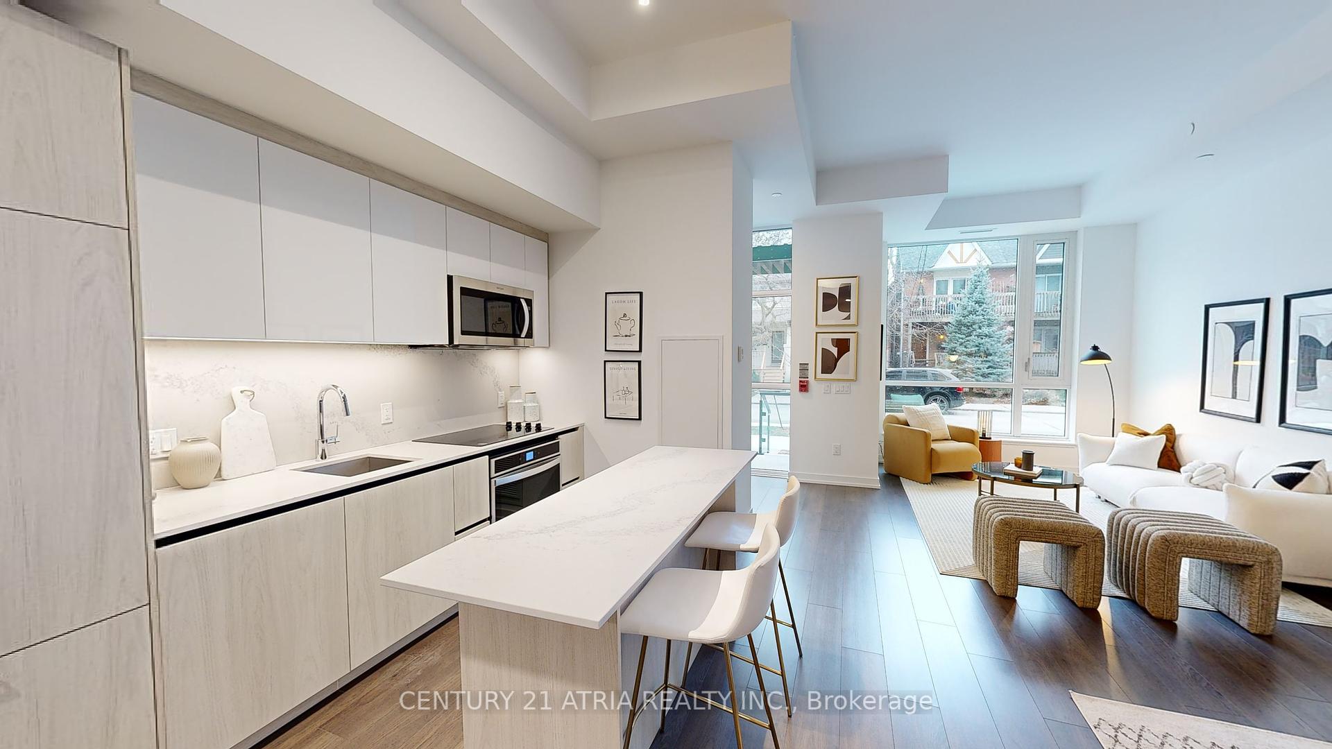 #Th105 - 150 Logan Ave, Toronto, ON M4M0E4 | 2 Bedroom 3 Bathroom Condo Townhouse | Image 4