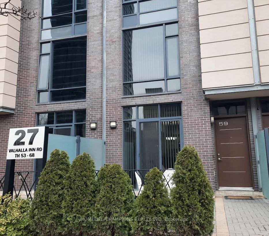 #59 - 27 VALHALLA INN Rd, Toronto, ON M9B0B3 | 3 Bedroom 3 Bathroom Condo Townhouse | Image 2