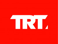 TRT 2021 Logo Square Red background white logo