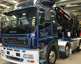 The completed unit and truck ready for testing 400x210
