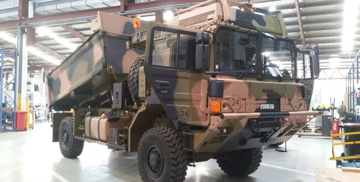 Rheinmetall TRT Tipper on RMMVA for ADF Land 121 B