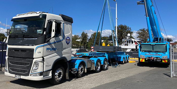 3 McLeod Cranes Trailer April 2022