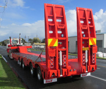 1 TRT Quad 4x4 low loader trailer NZ rear view 1