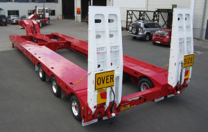 3x8 Swing Wing Low Loader clear cut