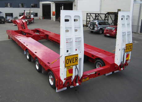 3x8 Swing Wing Low Loader clear cut