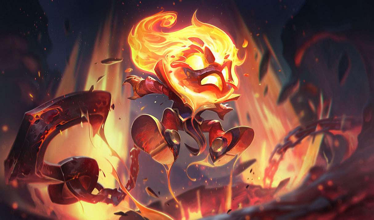 Splash art Infernal Amumu a další změny na PBE