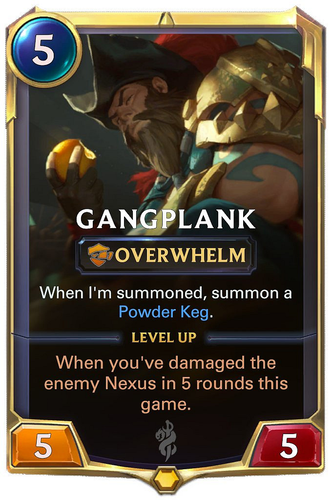 [LoR] Nové karty: Gangplank