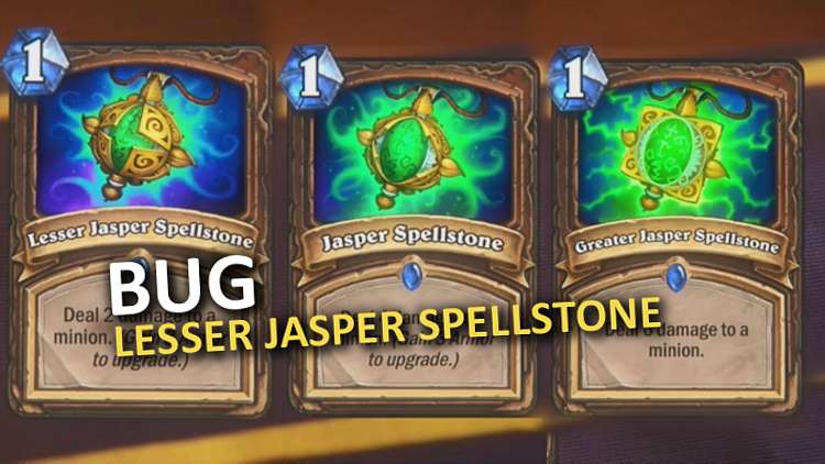 Jasper Spellstone pre Druida je bugnutý. To, že ho máš v ruke, vidí aj tvoj protihráč