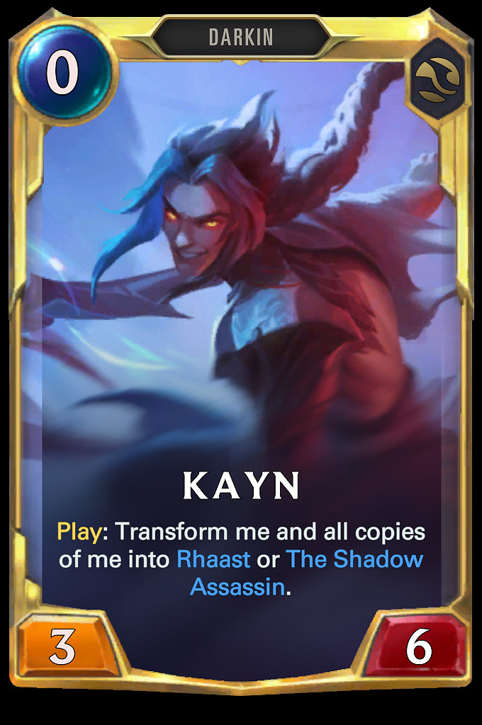 Nové karty: Kayn