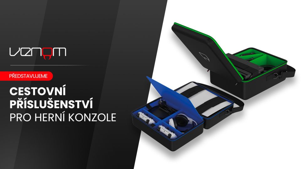 Vemte svoji konzoli na jarní výlet s pouzdry od Venomu