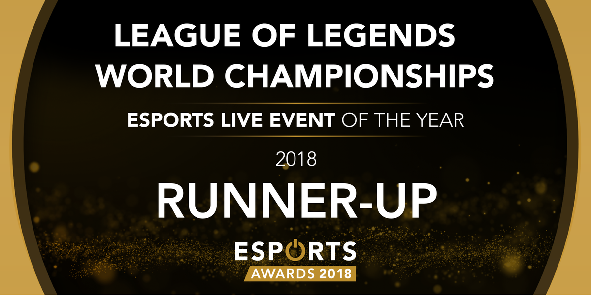 League of Legends bodovalo na udílení cen Esport Awards 2018