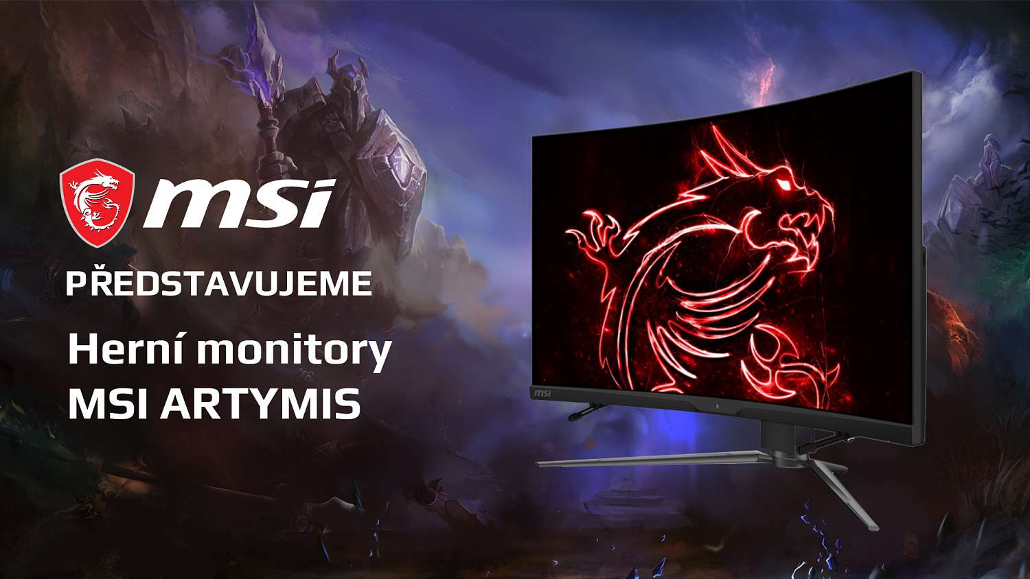 Objevte krásu křivek, vyzkoušejte zakřivené monitory MSI Artymis