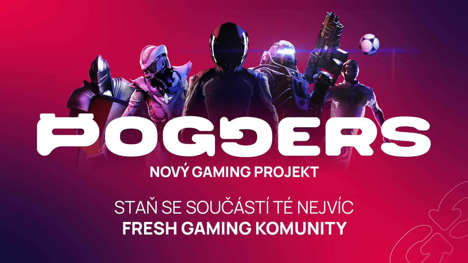 Czech News Center spouští nový gamingový projekt Poggers