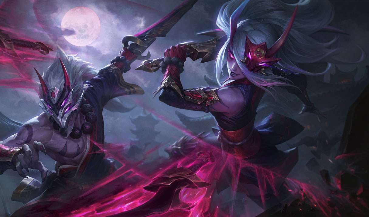 Nové Blood Moon skiny a další změny na PBE