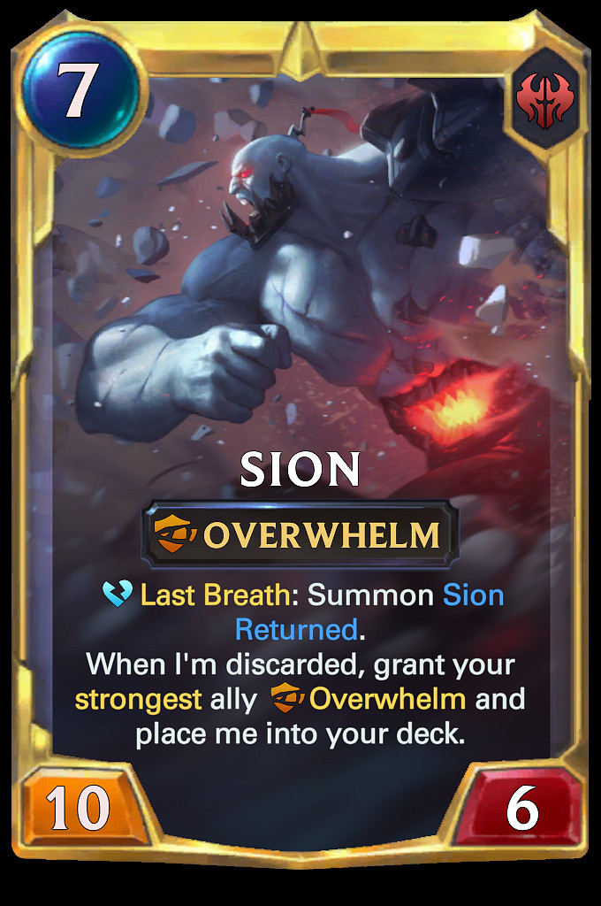 Nové karty: Sion