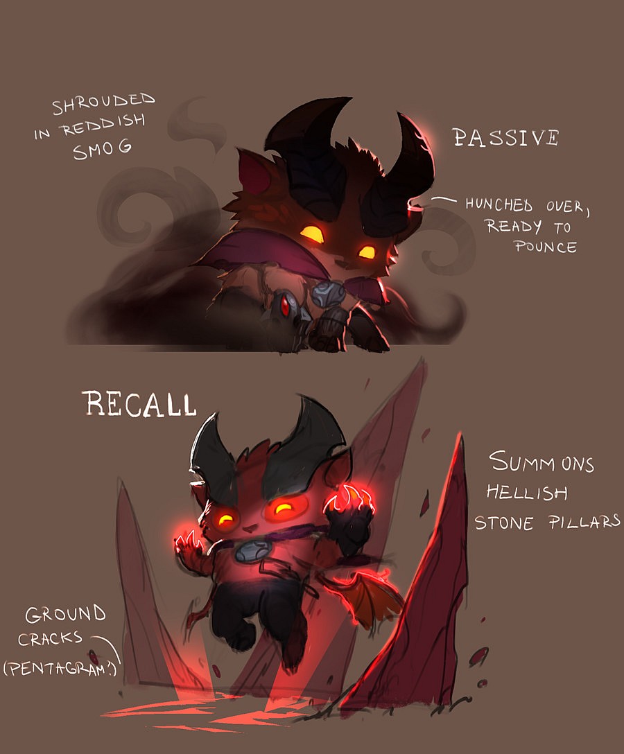 [Návrh skinu] Demon Teemo