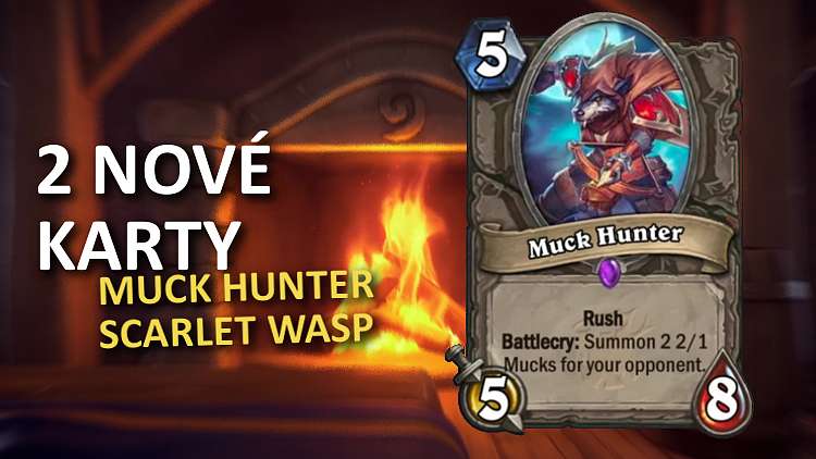2 nové Rush karty odhalené - Muck Hunter a Scarlet Wasp