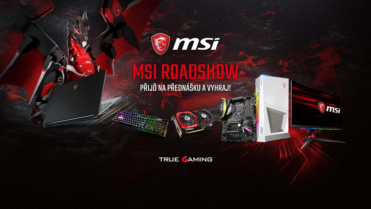 MSI ROADSHOW se znovu chystá na cesty a vy byste při tom měli být