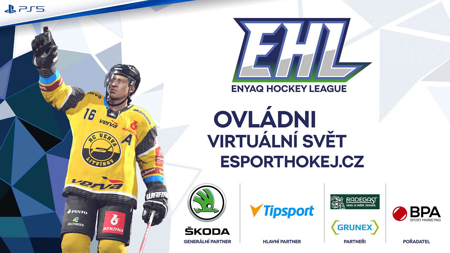 Hraj virtuální hokej za extraligový klub, registruj se do ENYAQ Hockey League ve hře NHL 22