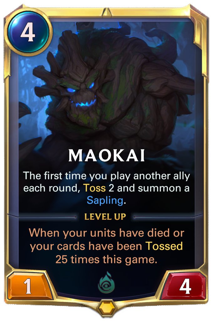 [LoR] Nové karty: Maokai