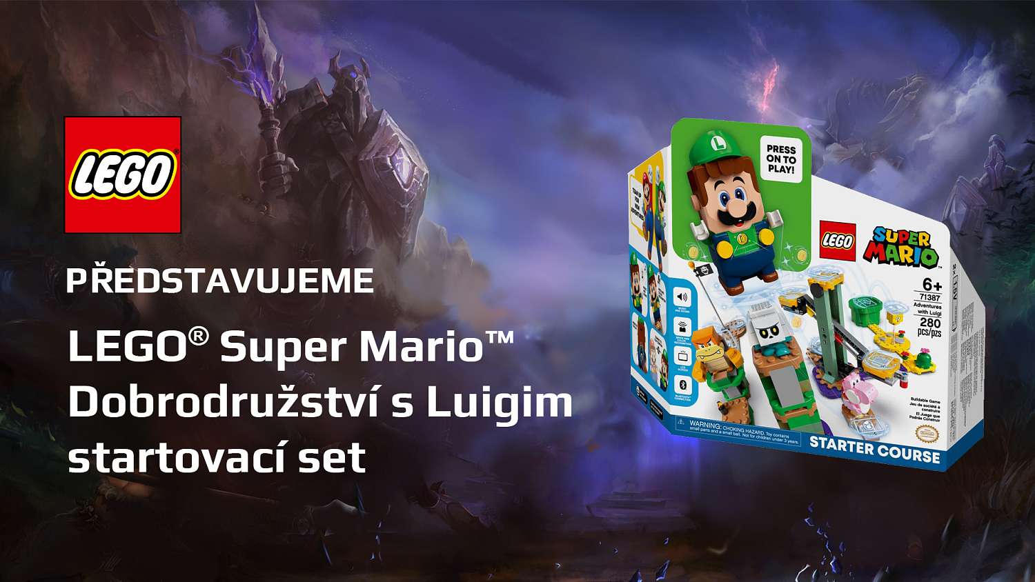 Přichází LEGO Luigi! Stavebnici LEGO Super Mario si teď užijete i ve dvou