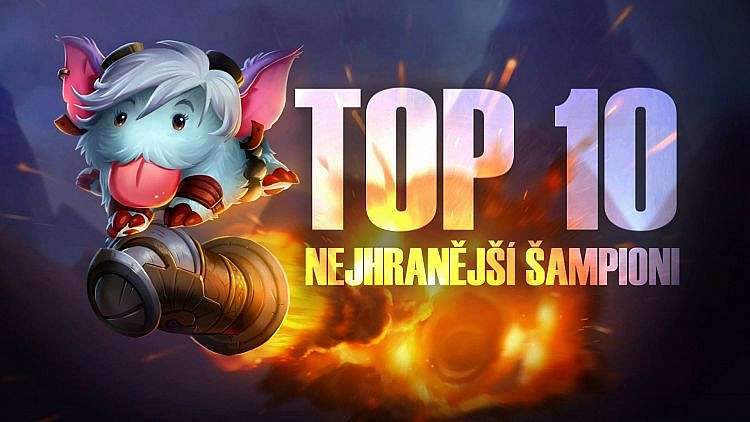 Nejhranější šampioni v ranked hrách - říjen 2017