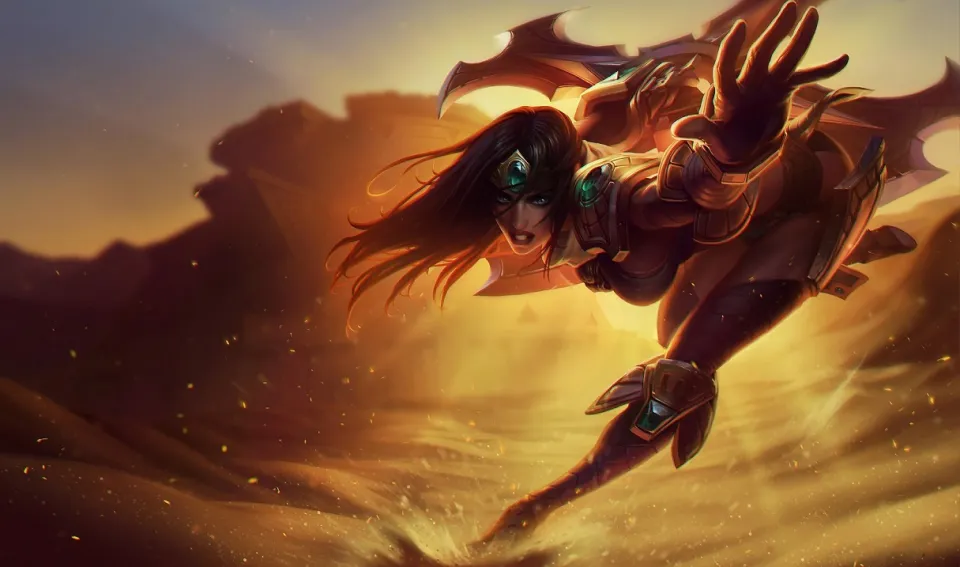 Dosavadní a nový splash art Sivir